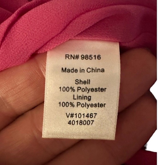 Coldwater Creek Hot Pink tiered tank top Size XS - Picture 8 of 9